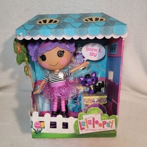Lalaloopsy Doll Storm E. Sky 13" Pet Cool Cat 2021 10th Anniversary
